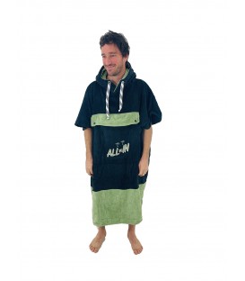 PONCHO Bumpy Greene / Black