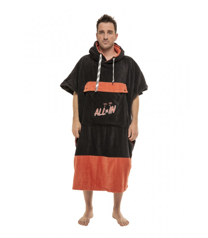 Poncho Surf, Bain et Plage - Homme - Blue Green