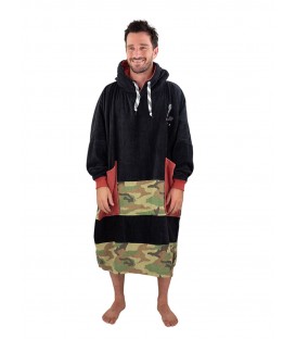 PONCHO ALL IN V CAMO BLACK