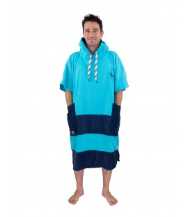 PONCHO Turquoise / Navy