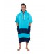 PONCHO Turquoise Navy