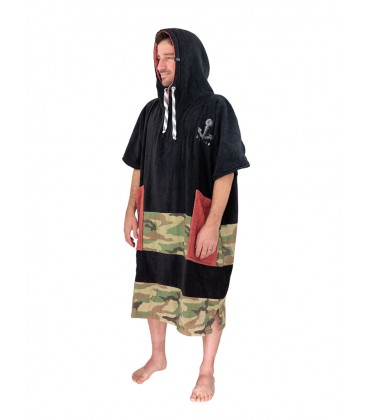 PONCHO Black Camo